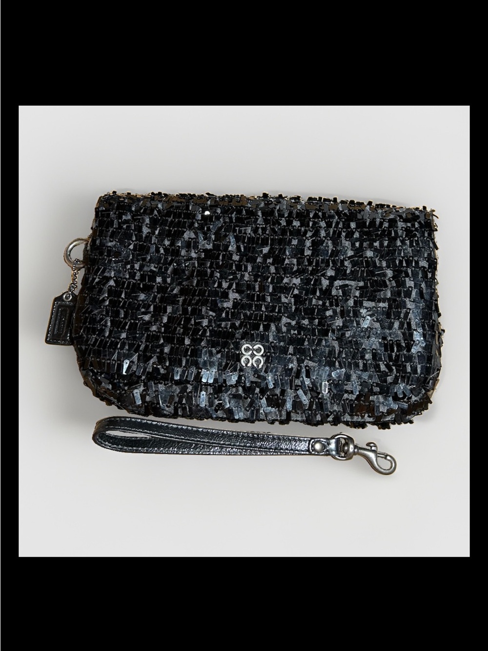 Coach Black Sequins Large Clutch-2010 Occasion Collection, Style: 44460, EUC